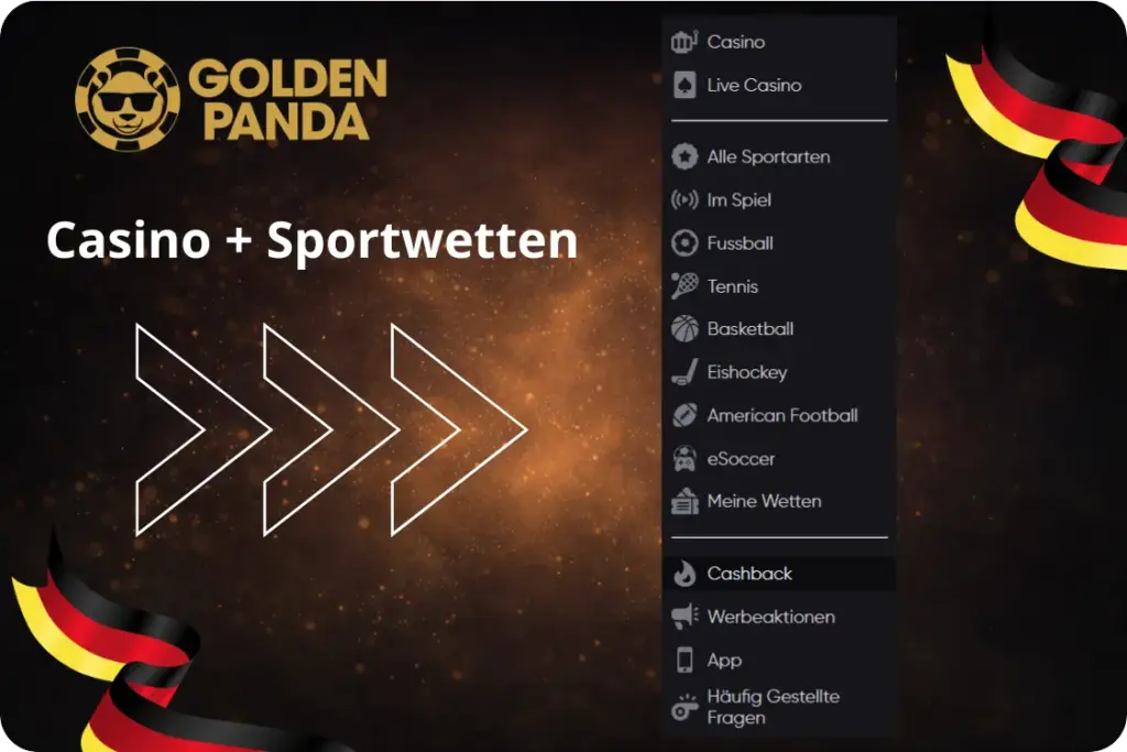 Golden Panda Casino unter einem Konto