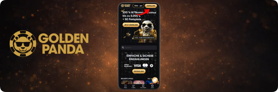 Anmeldung Golden Panda