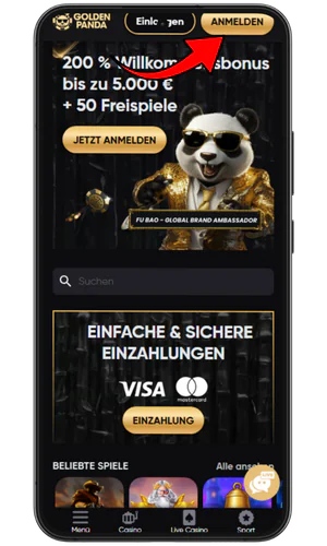 Besuchen Sie unsere offizielle Website Golden Panda